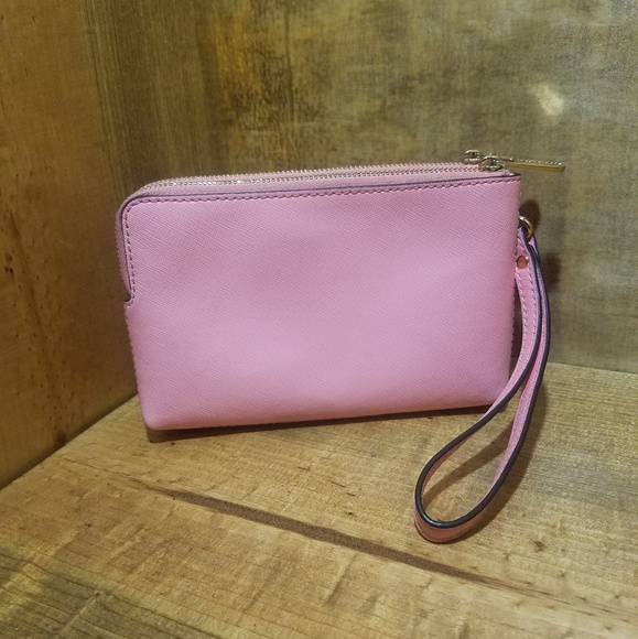 Pink Floral Michael Kors Wristlet - Picture 2 of 6